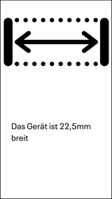Breite 22,5mm
